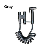 1-In-2-Out Dual Control Valve Handheld Toilet Faucet Sprayer Douche Bidet Spray