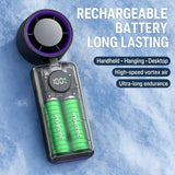 6000mah Portable Mini Semiconductor Ice Fan with LED Display Core Cooling Fan