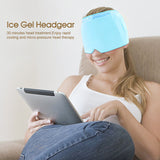 Migraine Relief Ice Head Wrap Headache Hat Hot Cold Therapy Gel Cap Eye Mask