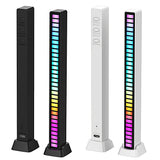 Voice Sound Activated Rhythm Bar Music Car Light Party Strip 32LED RGB Tube Lamp