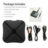 Wireless Bluetooth Music Audio Transmitter Receiver HIFI MP3 TV Adapter RCA AUX