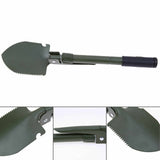 Outdoor Survival Foldable Shovel Spade Garden Camping Hiking Camp Compass