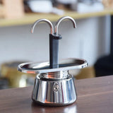 2 Cup Stainless Steel Coffee Maker Pot Stove Top Espresso Brewer