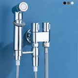 Hygienic Shower Double Outlet Angle Set For Bathroom Toilet Bidet Shower Head