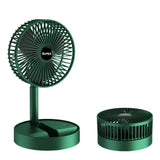 Telescopic Portable Floor Fan 3 Speeds USB Foldable Fan