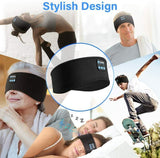 Wireless Bluetooth 5.0 Stereo Eye Mask Headphones Earphone Sleep Music Headband