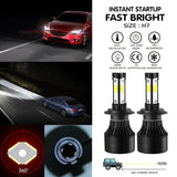 H7 Car LED Headlight 200W 20000LM Globe Bulbs Kit 6500K Xenon White Beam Lamp