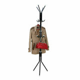 3-Tier Hat Clothes Rack Metal 12 Hook Coat Hanger Stand