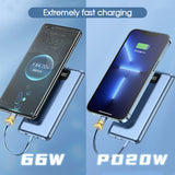 4IN1 Power Bank Mini USB Pack Battery Charger Portable For Mobile Phone