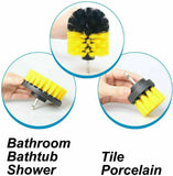 3PCS Grout Power Scrubber Clean Drill Brush Tub Cleaner Combo Tool Kit