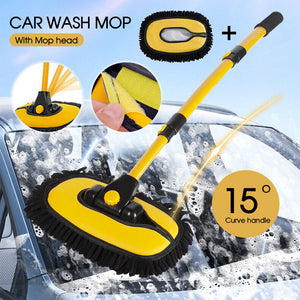 Car Wash Mop Car Brush Special Long Handle Mop Roof Window Cleaning Maintenance