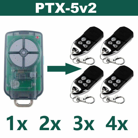 Garage Door Remote Control ATA PTX-5 PTX5v2 TrioCode 128 - Replacement Options