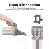 Cat Litter Scoop Integrated Detachable Shovel Holder Poop Pet Sifter Cleaning