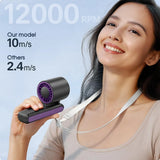 6000mah Portable Mini Semiconductor Ice Fan with LED Display Core Cooling Fan