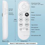 Replacement For Chromecast With Google TV Voice Bluetooth IR Remote Control
