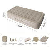 Outdoor camping one-click automatic inflatable mattress folding mattresses