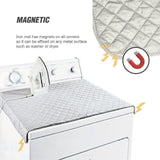 TRAVEL IRONING MAT: PREMIUM QUILTED MAGNETIC PORTABLE FOLDING PAD 60x55CM