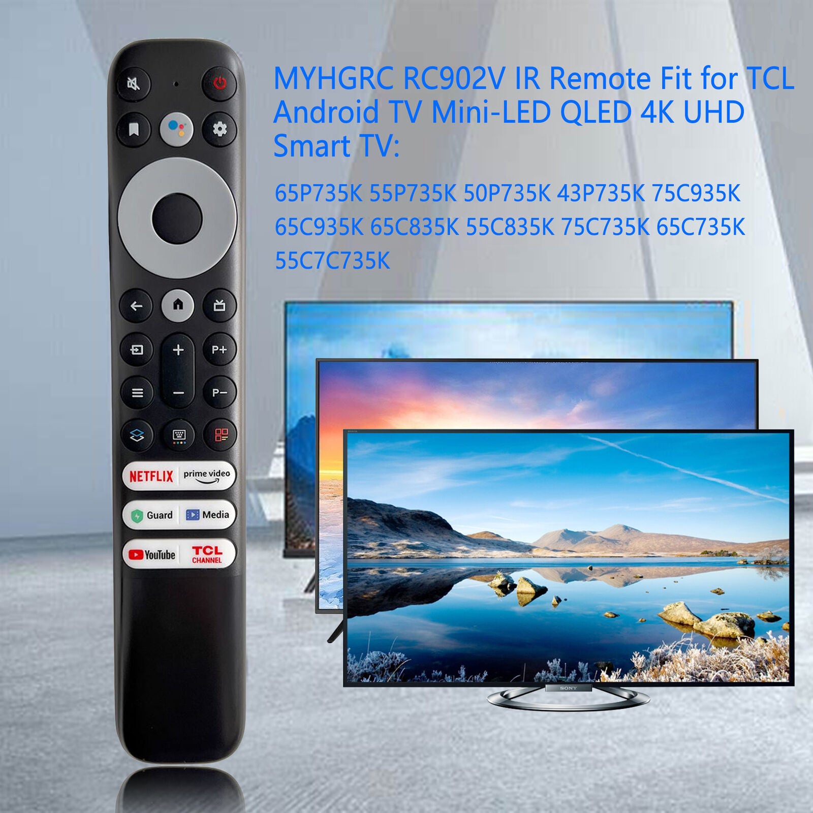 RC902V FAR1 RC902VFAR1 Remote Control for TCL TV X925 Series 65X925 75 ...