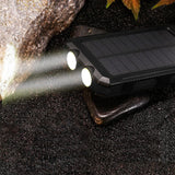 10000mAh Waterproof Solar Power Bank 2 USB LED External Backup Battery Charger