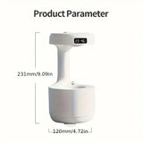 1000ml Soundwave Humidifier Quiet USB Anti-Gravity Night Light Bedroom Office