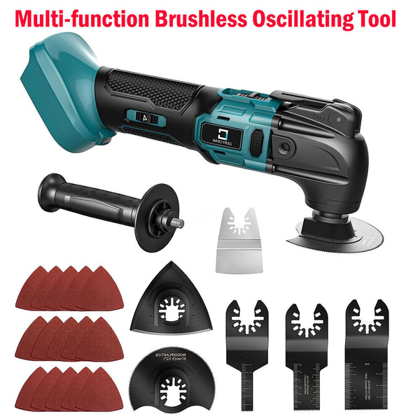 Brushless Cordless Multi Tool Set Cordless Oscillating Tool Makita 18v Battery