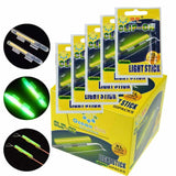 100Pcs Fishing Tackle Clip-on Fluorescent Fishing Rod Glow Lights Sticks