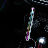 Voice Sound Activated Rhythm Bar Music Car Light Party Strip 32LED RGB Tube Lamp