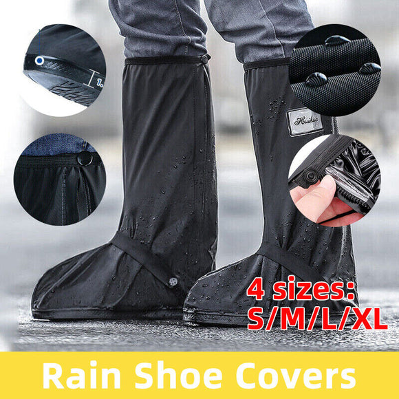 Waterproof Boot Gear Reusable Overshoe Rain Shoe Covers Anti-slip Shoe Cover