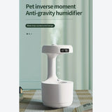 1000ml Soundwave Humidifier Quiet USB Anti-Gravity Night Light Bedroom Office