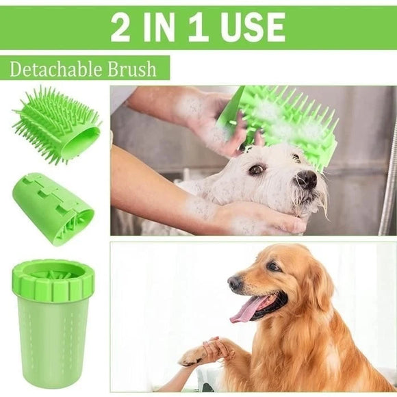 1pc Large Dog Paw Cleaner Cup Portable Pet Foot Washer for Golden Retriever
