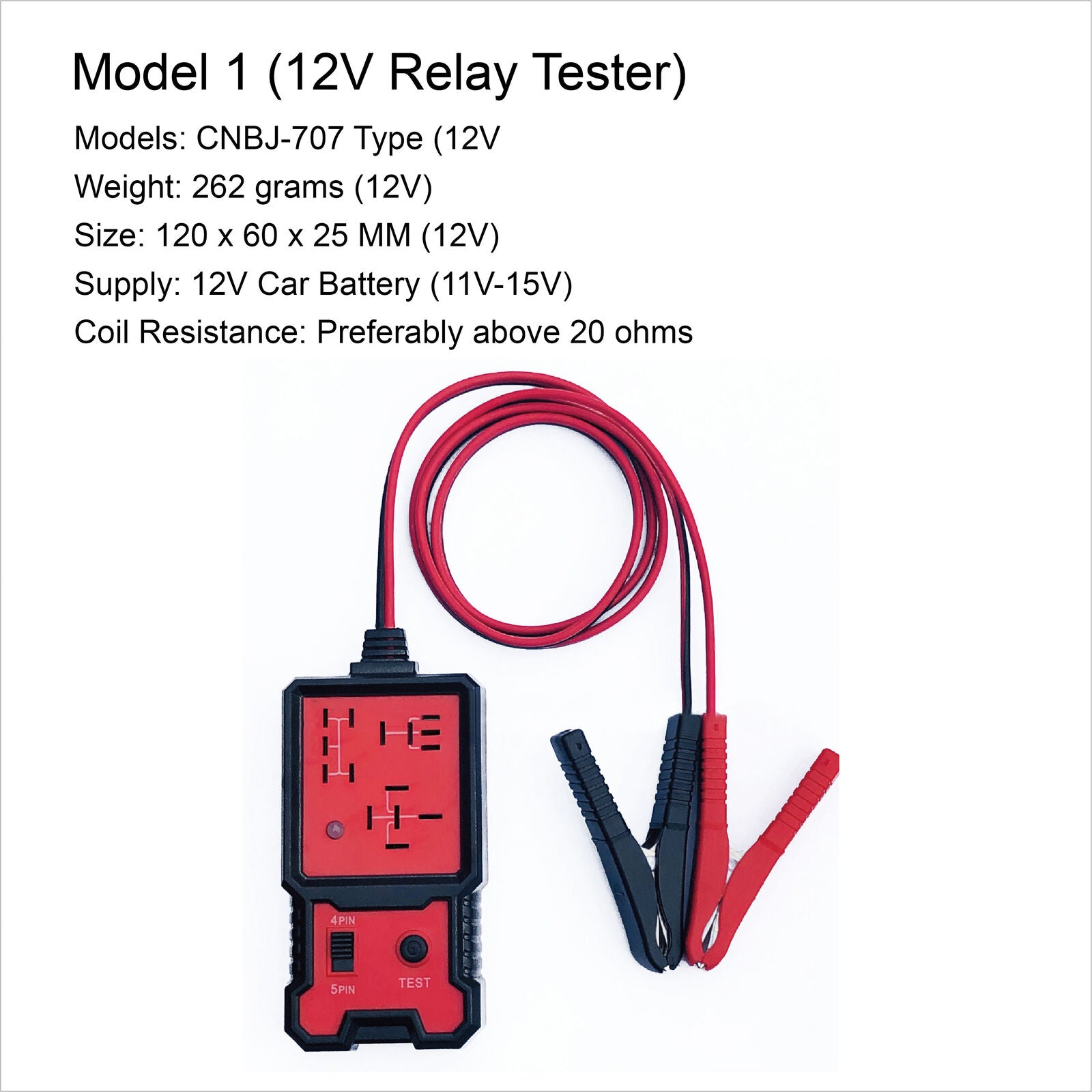 Relay Testter 12V & 24V Advanced Automotive Relay Tester For Car Battery – www ...