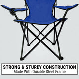 Canopy Chair Foldable W/ Sun Shade Beach Camping Folding Outdoor Fishing