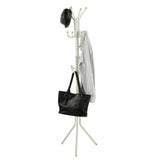 3-Tier Hat Clothes Rack Metal 12 Hook Coat Hanger Stand