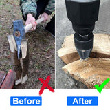 5X Speed Twist Drill Bit Wood Firewood Log Splitter Screw Splitting Cone Reamer
