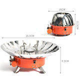 Mini Folding Camping Stove Portable Burner Butane Gas Cooker Outdoor Windproof