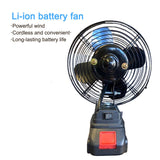 8-inch USB Portable Fan Industrial Grade Lithium Ion Fan Super Strong Wind Power