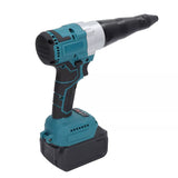 Brushess Cordless Rivet Gun Automatic Pop Gun For Makita 18V Two Battery