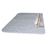 TRAVEL IRONING MAT: PREMIUM QUILTED MAGNETIC PORTABLE FOLDING PAD 60x55CM