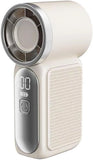 3000mah Mini Portable Ice Fan with Smart LED Display–Handheld Turbo Cooling Fan