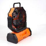 10000mA Camping Fan with LED Lantern Remote Control Portable Mobile Power Fan