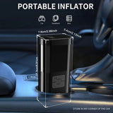 150PSI Cordless Tire Inflator Air Pump w/ LED Light & Digital Gauge