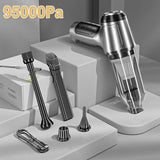 12000PA / 95000PA Wireless Car Vacuum Cleaner Handheld Vacuum Mini Power Suction Dust Blow