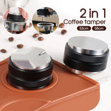 53/58mm Coffee Distributor Tamper Distribution Dual Head Coffee Leveler Tool