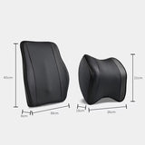 Car Seat Memory Foam Lumbar Back Pillow Support