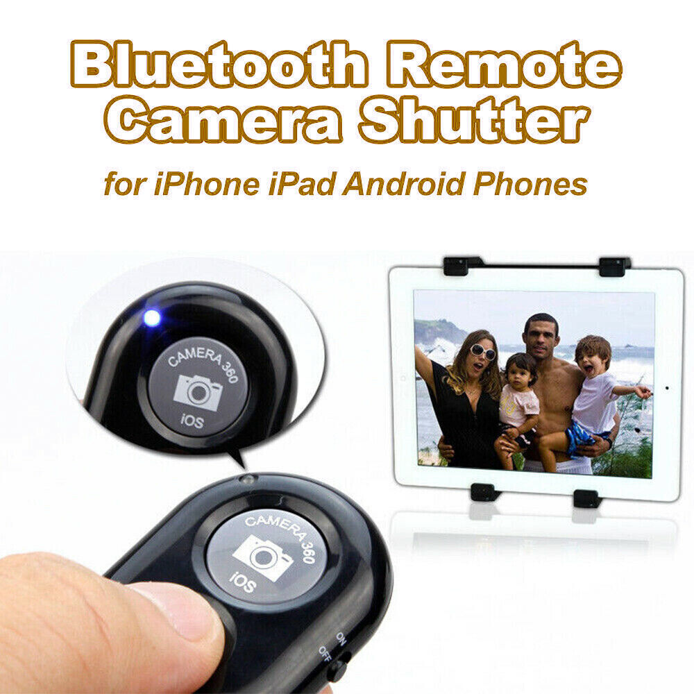 Wireless Bluetooth Remote Control Camera Shutter for Samsung Phone Tab ...