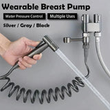 1-In-2-Out Dual Control Valve Handheld Toilet Faucet Sprayer Douche Bidet Spray