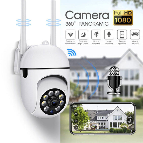 1080P WIFI IP Camera Wireless CCTV HD PTZ Smart Home Security IR Cam Outdoor