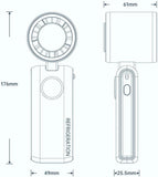 6000mah Portable Mini Semiconductor Ice Fan with LED Display Core Cooling Fan