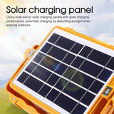 162LED Rechargeable Work Light Solar Floodlight USB Portable Emergency Lamp