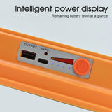 162LED Rechargeable Work Light Solar Floodlight USB Portable Emergency Lamp